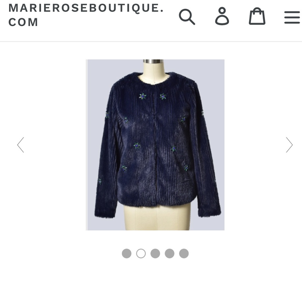 Faux Mink Fur Coat